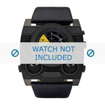 Diesel bracelet de montre DZ1404 Cuir Noir 36mm