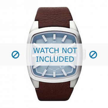 Bracelet de montre Diesel DZ1527 / DZ1528 Cuir Brun 22mm