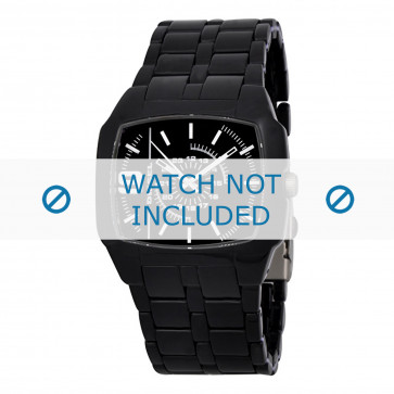 Diesel bracelet de montre DZ1549 Plastique Noir 21mm