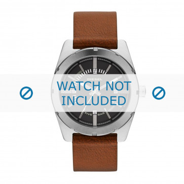 Bracelet de montre Diesel DZ1631 Cuir Brun 22mm