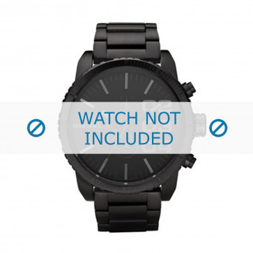 Diesel bracelet de montre DZ4207 Métal Noir 26mm
