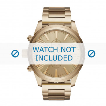 Diesel bracelet de montre DZ4446 Métal Or 26mm