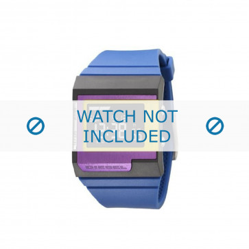 Diesel bracelet de montre DZ7151 Silicone Bleu 23mm