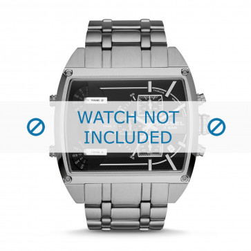 Diesel bracelet de montre DZ7324 Acier inoxydable Argent 30mm