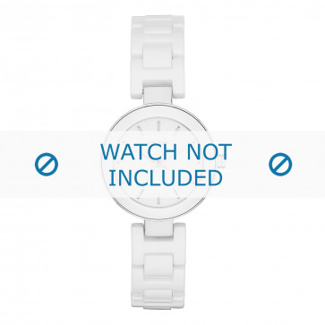 DKNY bracelet de montre NY2354 Céramique Blanc 8mm