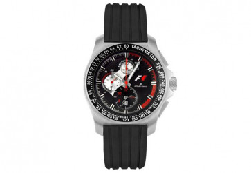 Bracelet de montre Jacques Lemans F5015-ZW Caoutchouc Noir 22mm