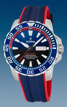 Bracelet de montre Festina F20662/1 Caoutchouc Bicolore