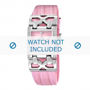 Bracelet de montre Festina F16465-5 Cuir Rose 23mm