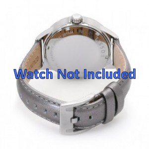 Fossil AM4337 Bracelet de montre en cuir argent