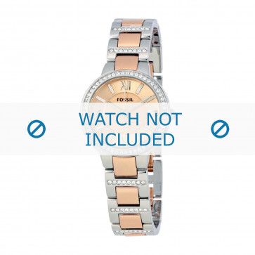 Fossil bracelet de montre ES-3405 Métal Or (rosée) 8mm 