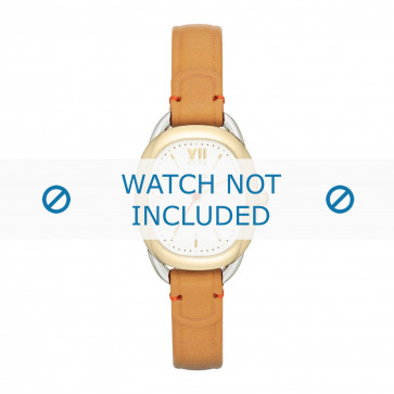 Fossil bracelet de montre ES3558 Cuir Cognac + coutures défaut