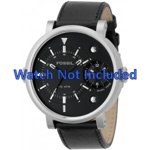 Bracelet de montre Fossil FS4244 Cuir Noir 24mm