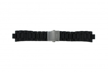 Guess bracelet de montre I15056L1 / I11040L1 / I11005G2  Plastique Noir 22mm