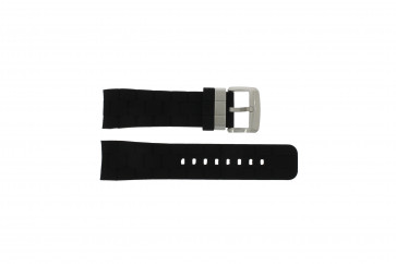 Guess bracelet de montre GC35006G1 / GC40500G1 / GC45005G En caoutchouc Noir 24mm 