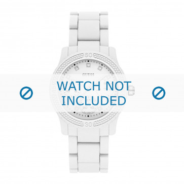 Bracelet de montre Guess W0944L1 / 2057177 Funfetti Plastique Blanc 11mm