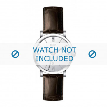 Hugo Boss bracelet de montre HB1512009 Cuir Brun