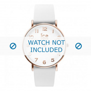 Bracelet de montre Ice Watch CT.WRG.36.L.16 Cuir Blanc 18mm