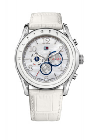 Bracelet de montre Tommy Hilfiger TH-112-3-29-1046 Cuir Blanc 24mm