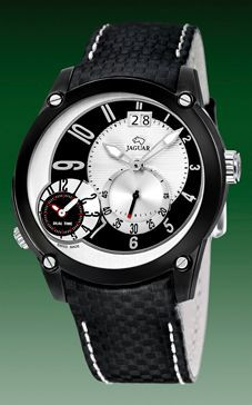 Bracelet de montre Jaguar J632 Cuir Noir