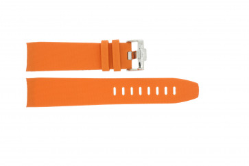 Bracelet de montre Jacques Lemans 1-1358-0 Toile Orange 22mm