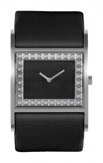 Bracelet de montre Jacques Lemans 1-1488C Cuir Noir 40mm