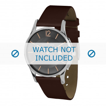 Jacques Lemans bracelet de montre 1-1850E Cuir Brun