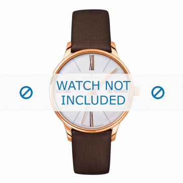 Junghans bracelet de montre 047/7571.00 Cuir Brun 14mm