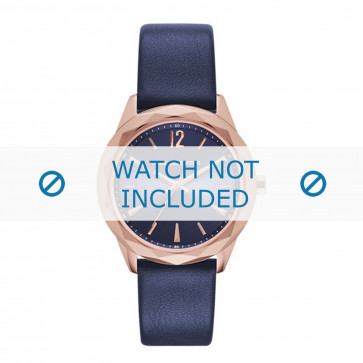 Bracelet de montre Karl Lagerfeld KL4004 Cuir Bleu 16mm