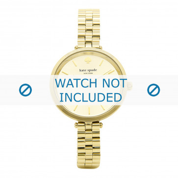 Bracelet de montre Kate Spade New York 1YRU0858 Acier Plaqué or 10mm