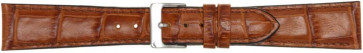 Bracelet de montre Poletto 454.02.16 Cuir Cognac 16mm