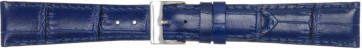 Bracelet de montre Poletto 454.10A.22 Cuir Bleu 22mm