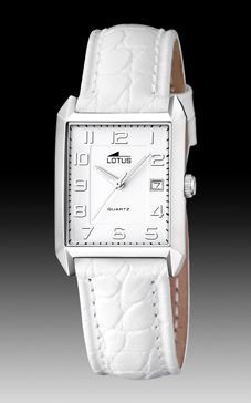 Bracelet de montre Lotus 15625.2 Cuir Blanc