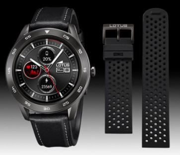 Bracelet de montre Lotus 50012/3 / BC10958 Plastique Noir