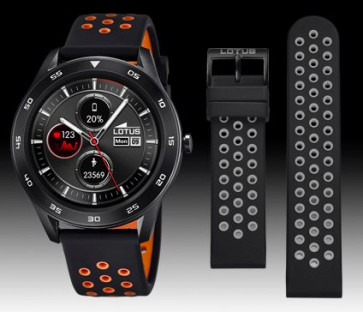 Bracelet de montre Lotus 50013/2 / BC10961 Caoutchouc Noir