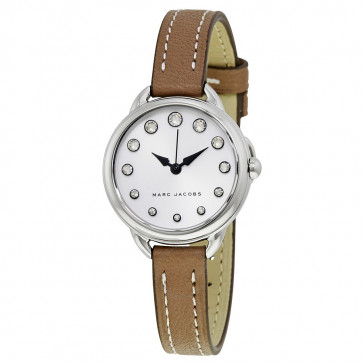 Bracelet de montre Marc by Marc Jacobs MJ1480 Cuir Brun 10mm