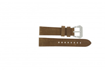 Max bracelet de montre BR / 20mm  Cuir Brun 20mm + coutures brunes