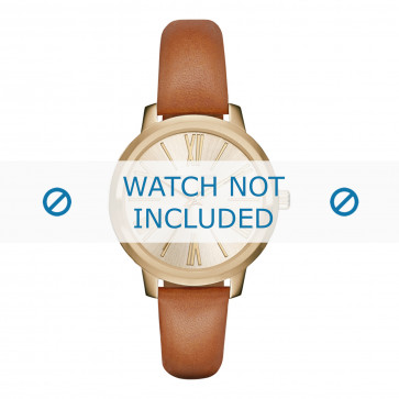 Michael Kors bracelet de montre MK2521 Cuir Cognac 16mm
