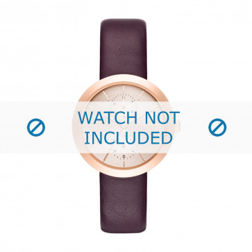 Michael Kors bracelet de montre MK2575 Cuir Pourpre 18mm