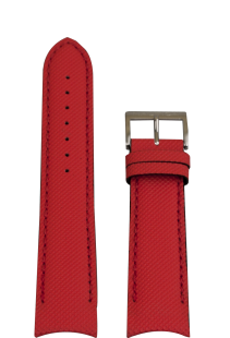 Nautica bracelet de montre A24515G / N16532 Cuir Rouge 22mm 