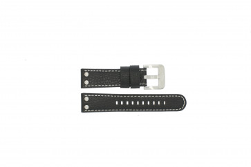 Bracelet de montre TW Steel TWB22 / TW22 Cuir Noir 22mm