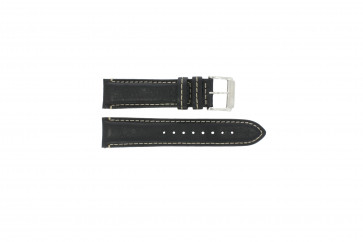 Festina bracelet de montre F16101/C Cuir Noir 22mm + coutures blanches