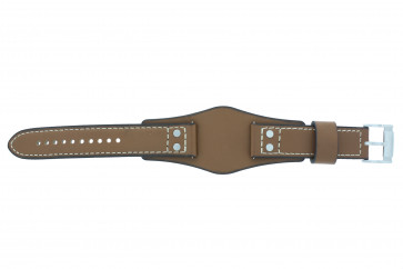 Fossil bracelet de montre CH-2986 Cuir Cognac 22mm 