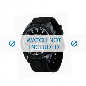 Police bracelet de montre P-12076J/JSB/02 Plastique Noir