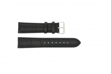 Bracelet de montre 805.01.16 Cuir Noir 16mm + coutures noires
