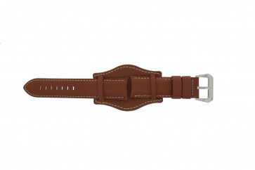 Bracelet de montre Universel 386.8 Cuir Brun 18mm