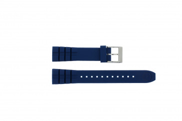 Bracelet de montre Seiko 5M62-0CS0 / SKA563P1 / R00F012J0 Caoutchouc Bleu 21mm