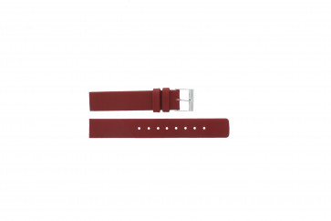 Skagen bracelet de montre 224SSLR Cuir Rouge 16mm
