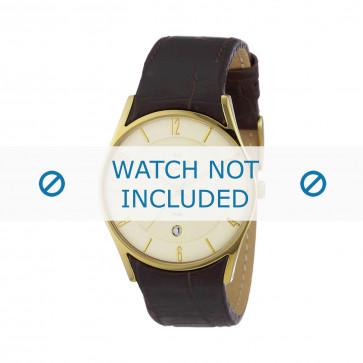 Skagen bracelet de montre 474XLGL Cuir Brun 24mm 