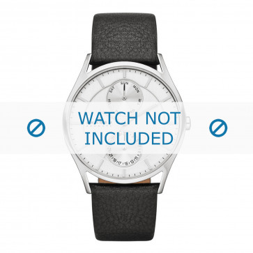 Bracelet de montre Skagen SKW6065 Cuir Noir 22mm
