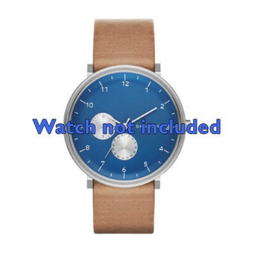 Bracelet de montre Skagen SKW6167 Cuir Brun 20mm